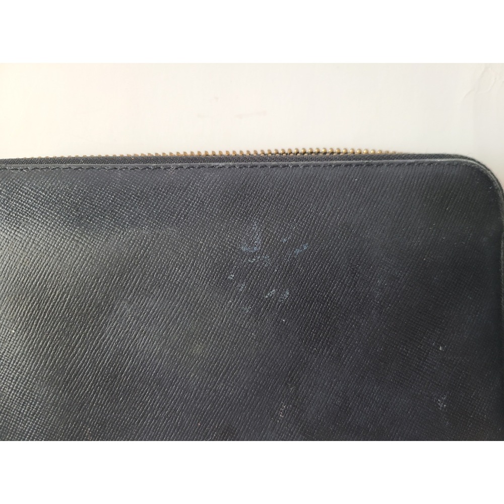 Tory‎ Burch Carson Continental Full Zip Around Wallet Black Leather Quiet Luxury - Picture 5 of 5